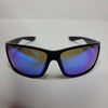 Costa Del Mar Reefton 580P Polarized Sunglasses Black in Blue Mirror