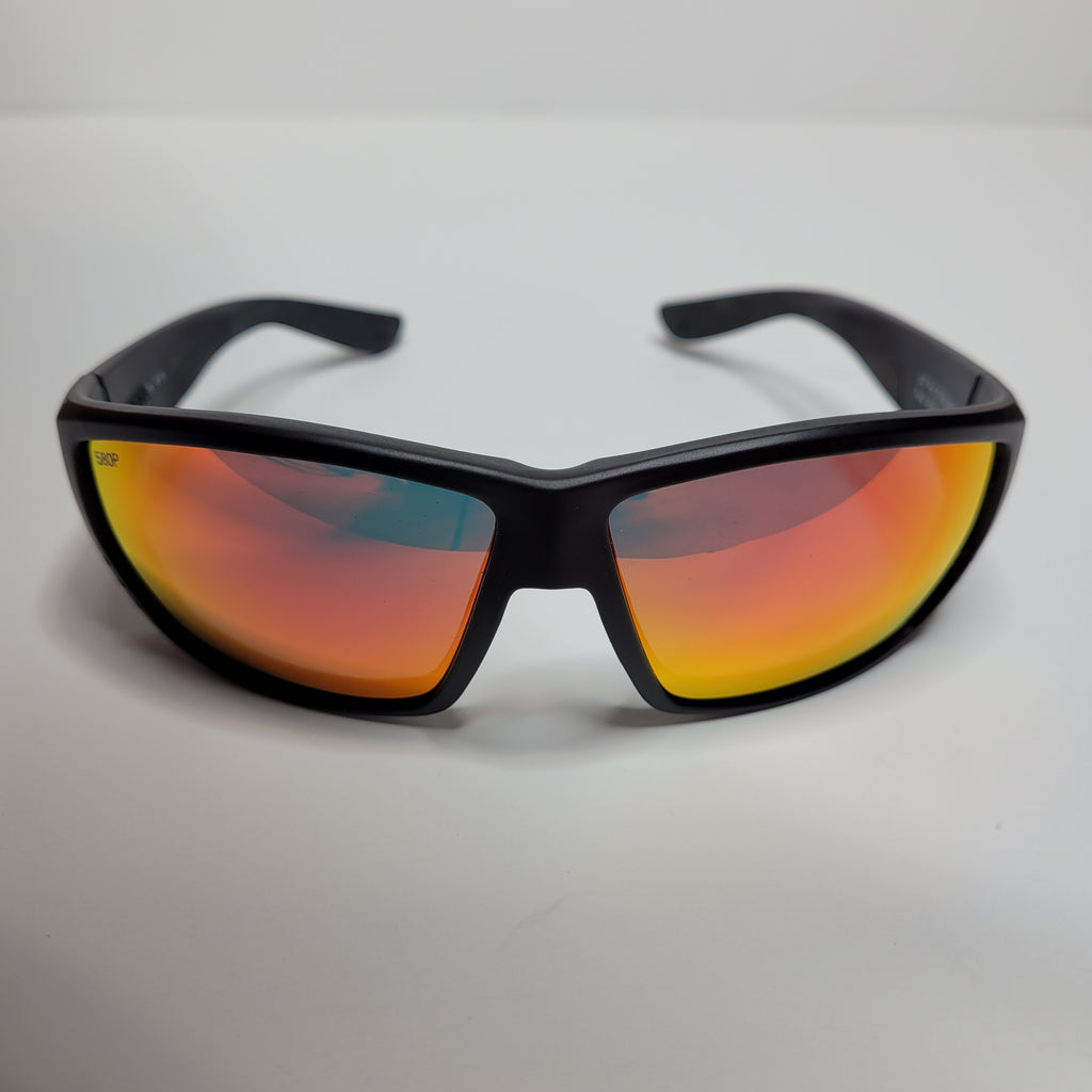 Costa Del Mar Tuna Alley 580P Polarized Sunglasses Black in Orange Mirror