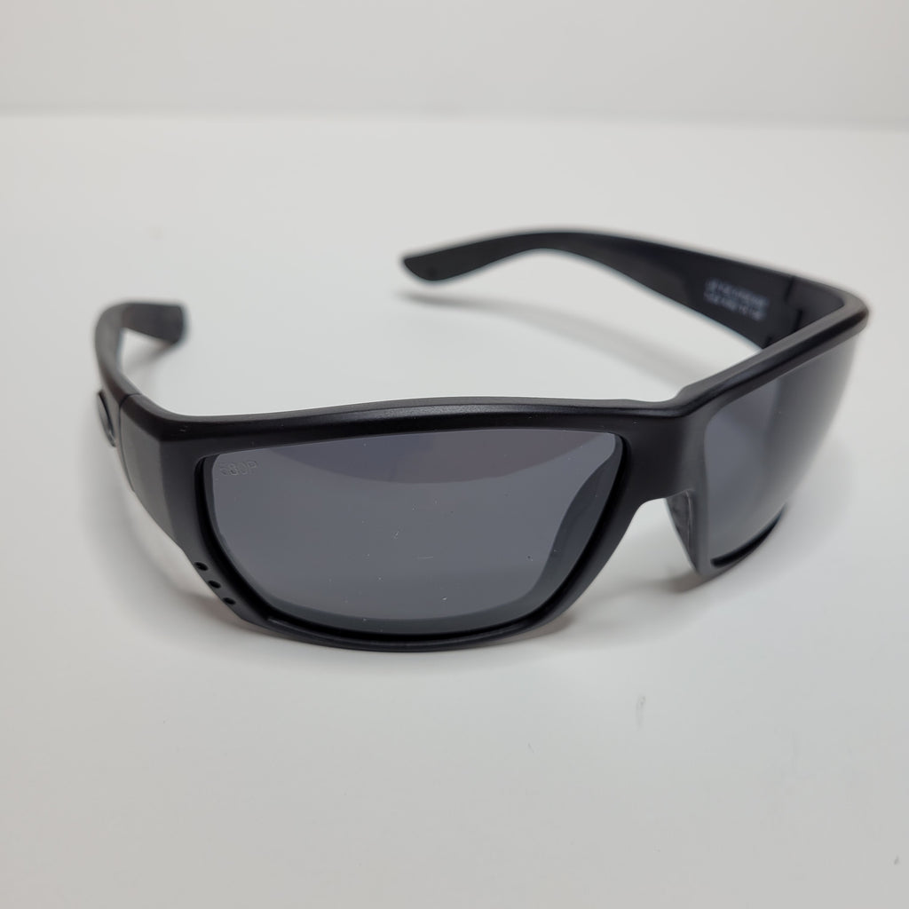 Costa Del Mar Tuna Alley 580P Polarized Sunglasses Black in Black