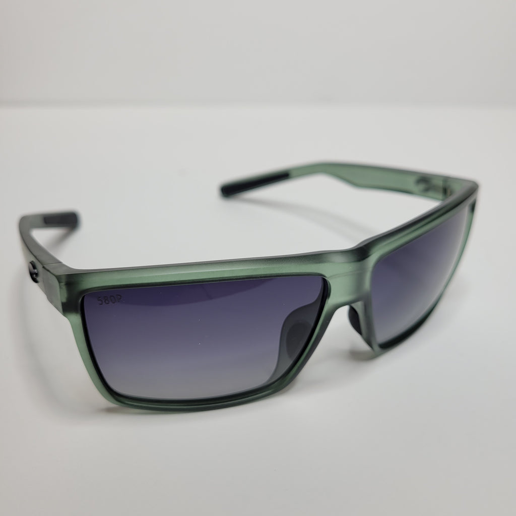 Costa Del Mar Rinconcito 580P Polarized Sunglasses Clear Green in Gray Lenses