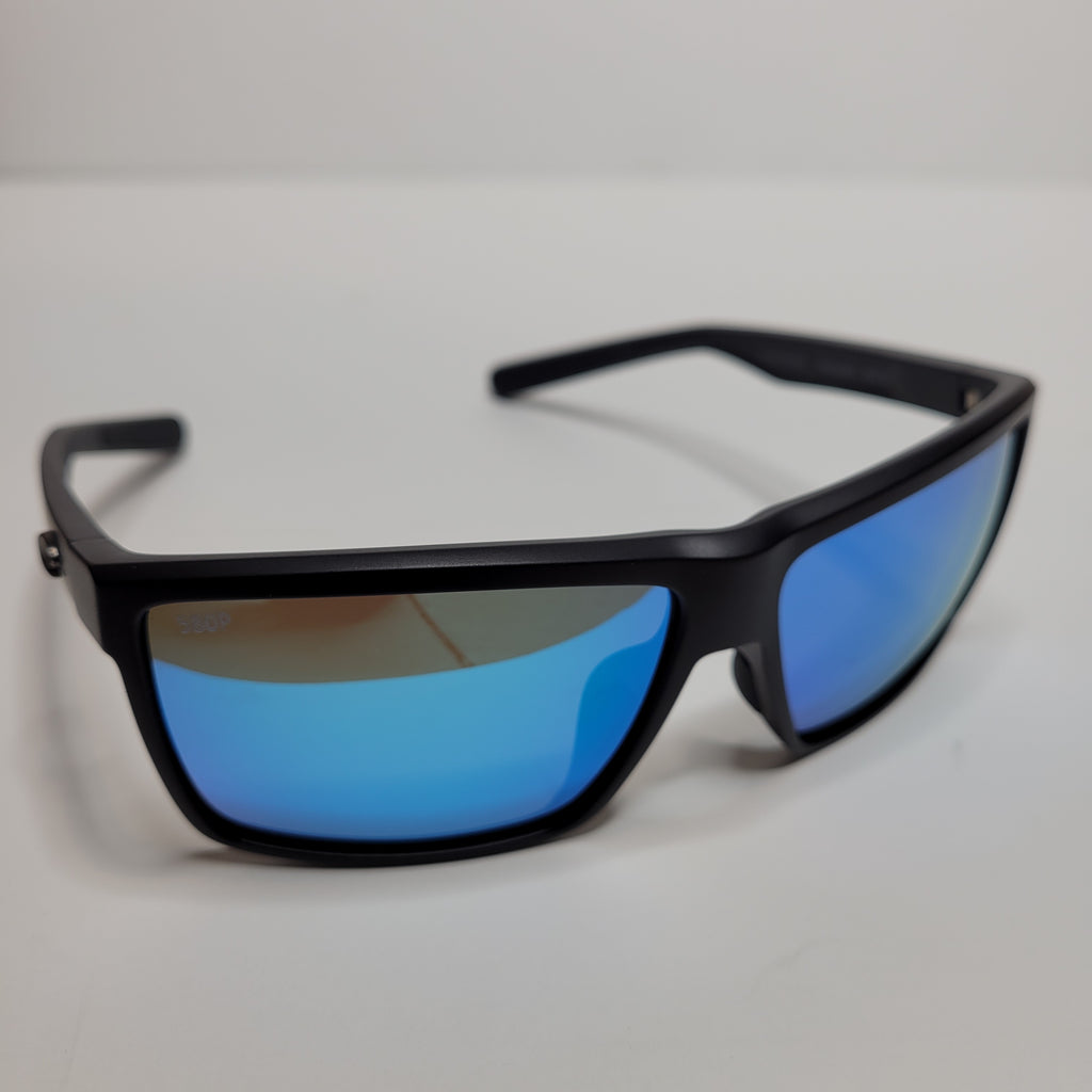 Costa Del Mar Rinconcito 580P Polarized Sunglasses Black in Blue Mirror