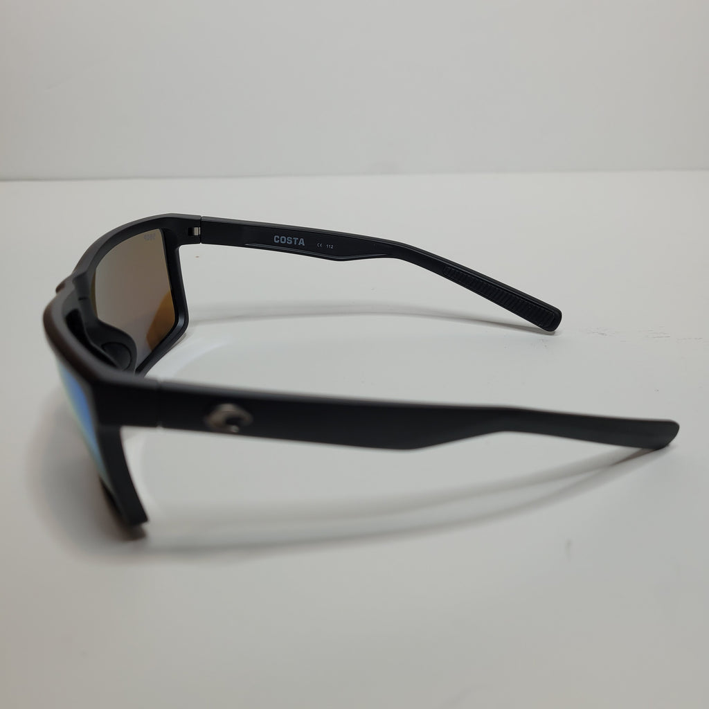 Costa Del Mar Rinconcito 580P Polarized Sunglasses Black in Blue Mirror